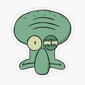 Squidward Sticker