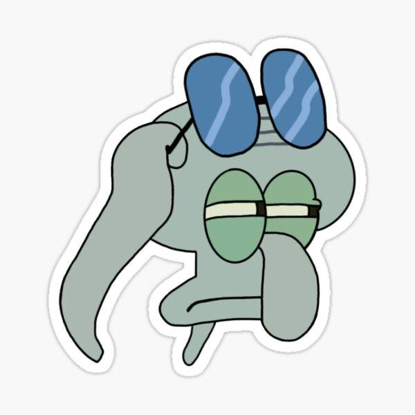 Squidward Sticker