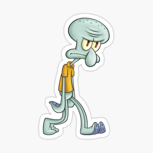 Squidward Sticker