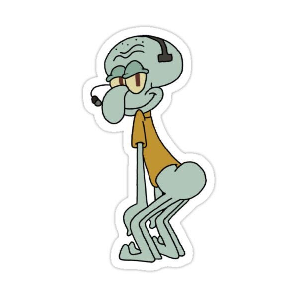 Squidward Sticker