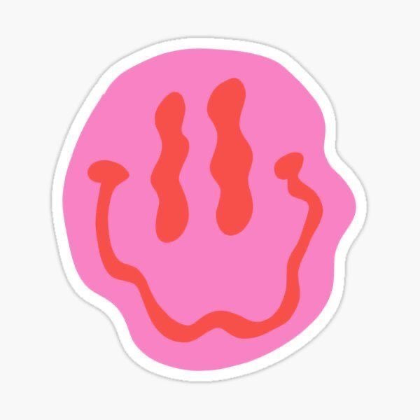 Happy face Sticker