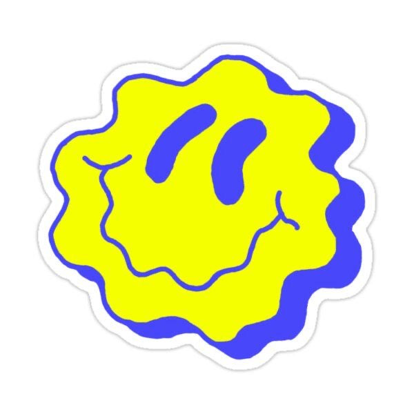 Happy face Sticker