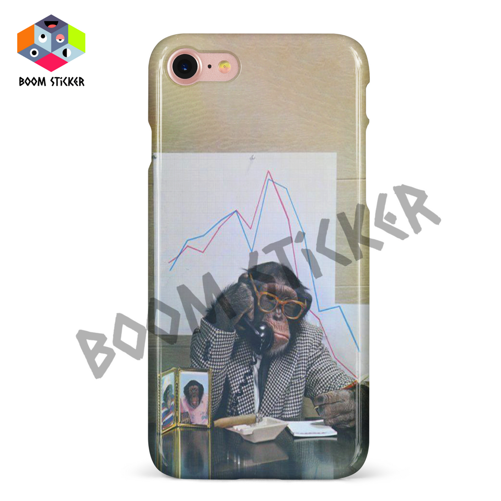 Business monkey phone case