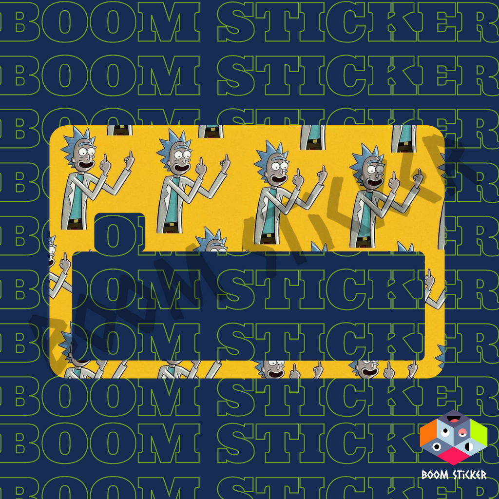 Rick and Morty Credit card sticker