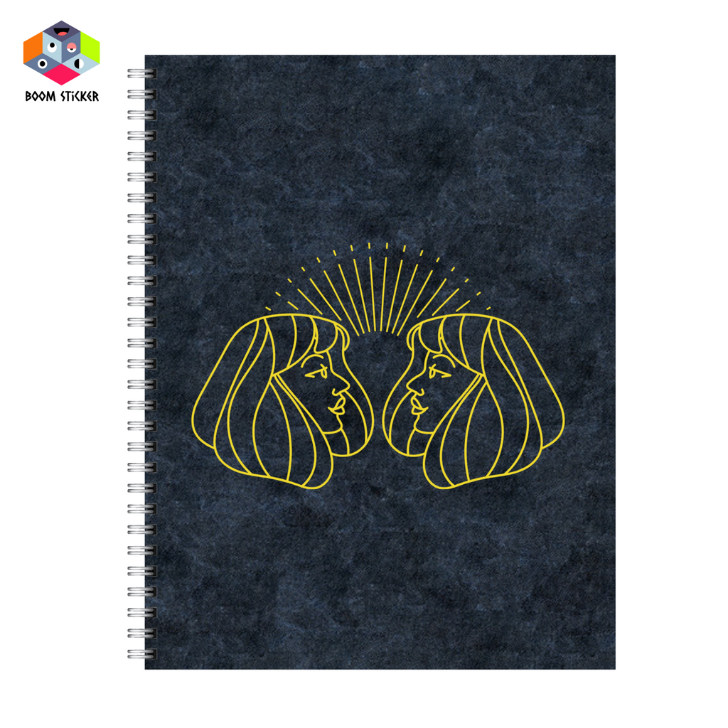 Gemini zodiac signs Notebook