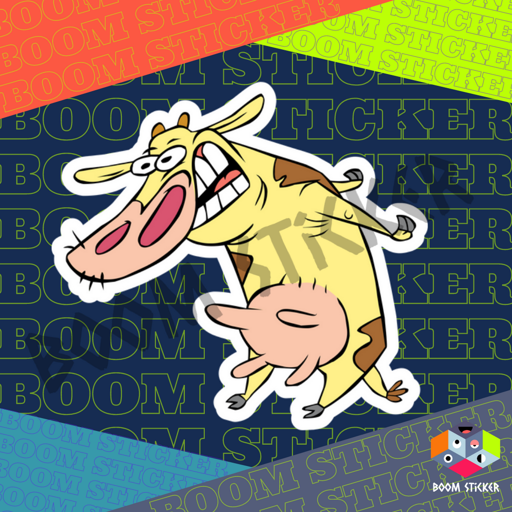 Cow and Chicken sticker