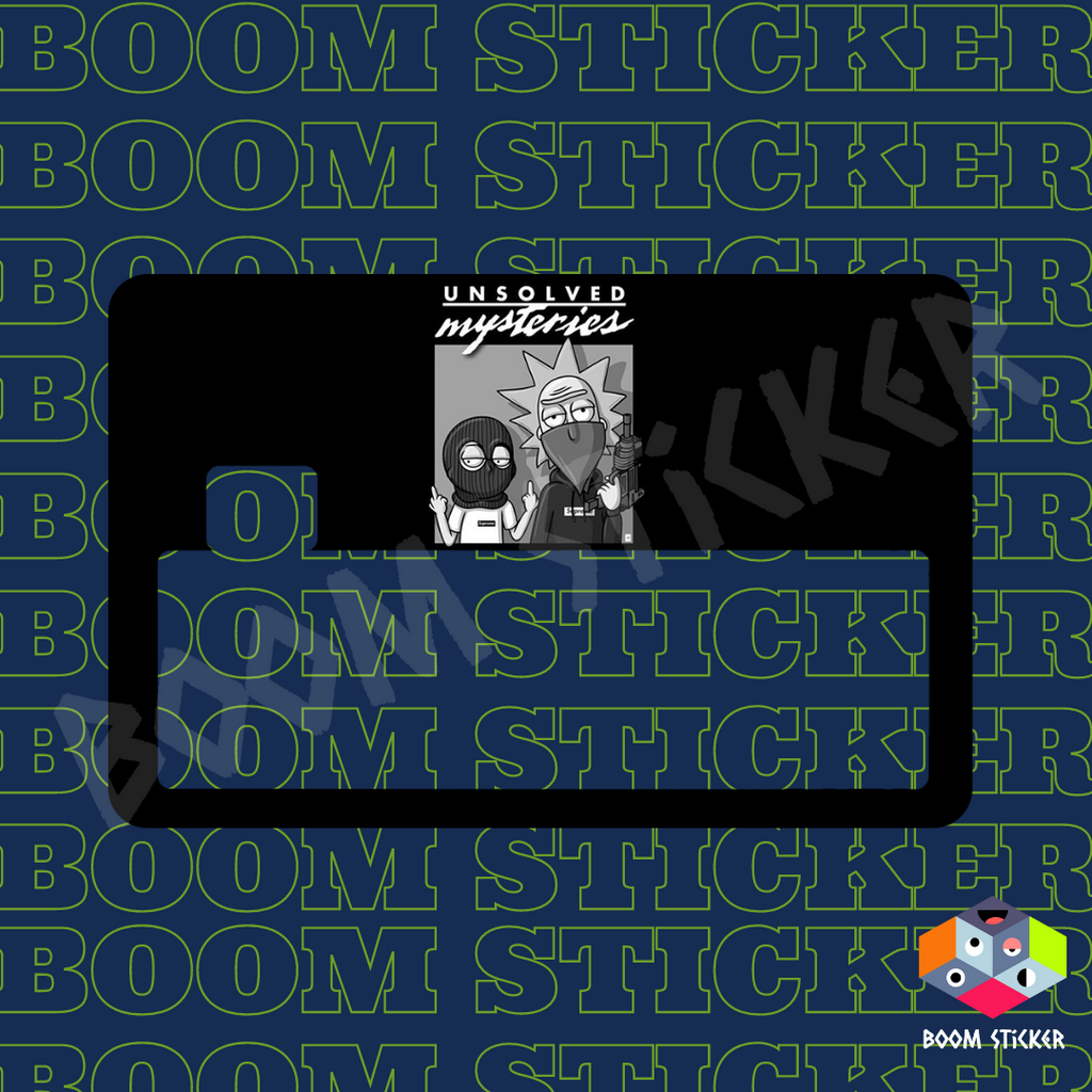 Rick and Morty Credit card sticker