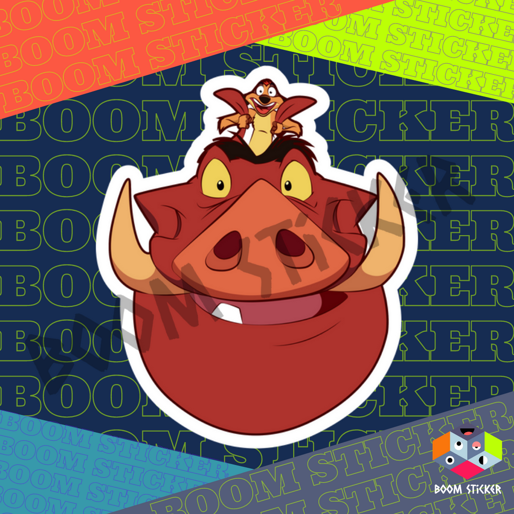 Timon & Pumbaa Sticker