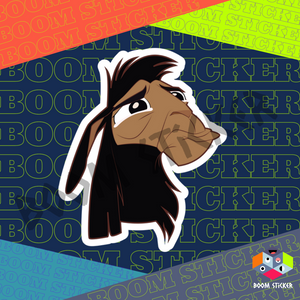 Emperor Kuzco llama sticker