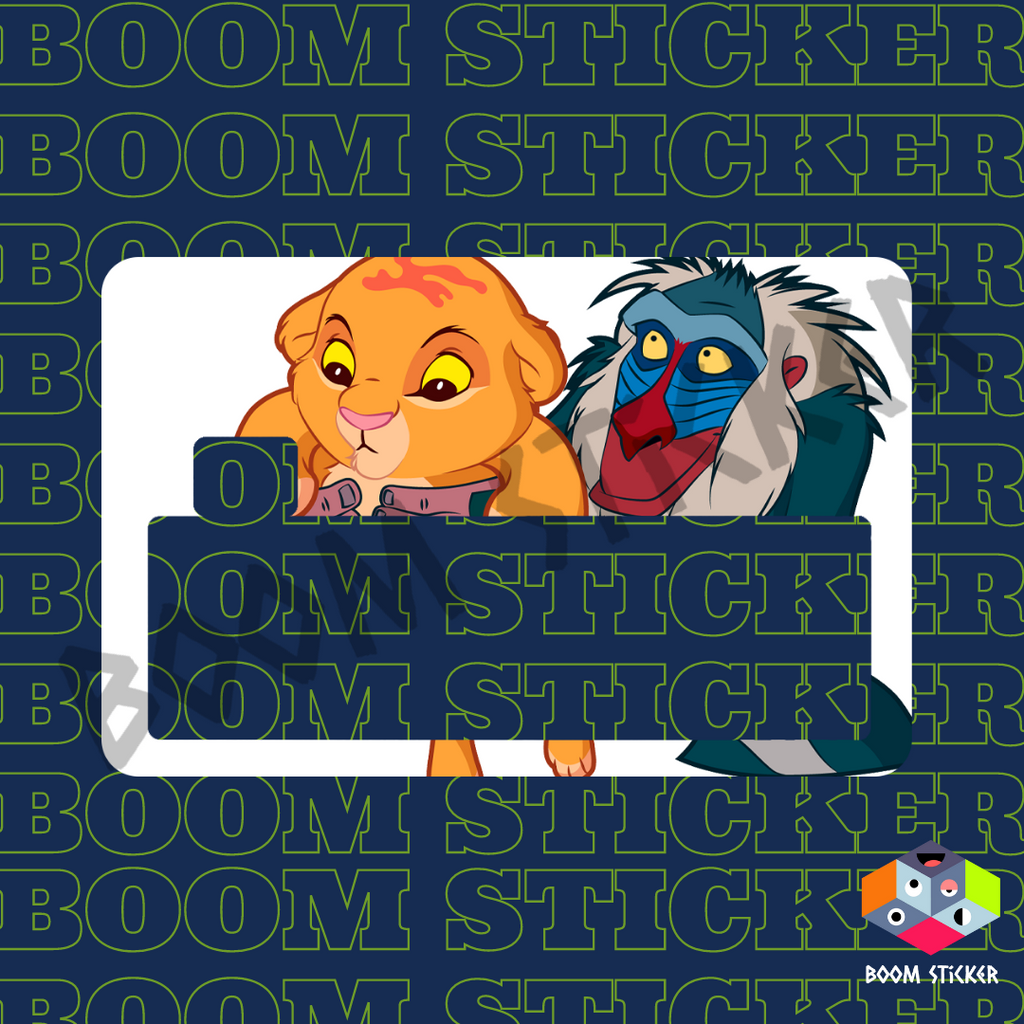 loin king Credit card sticker
