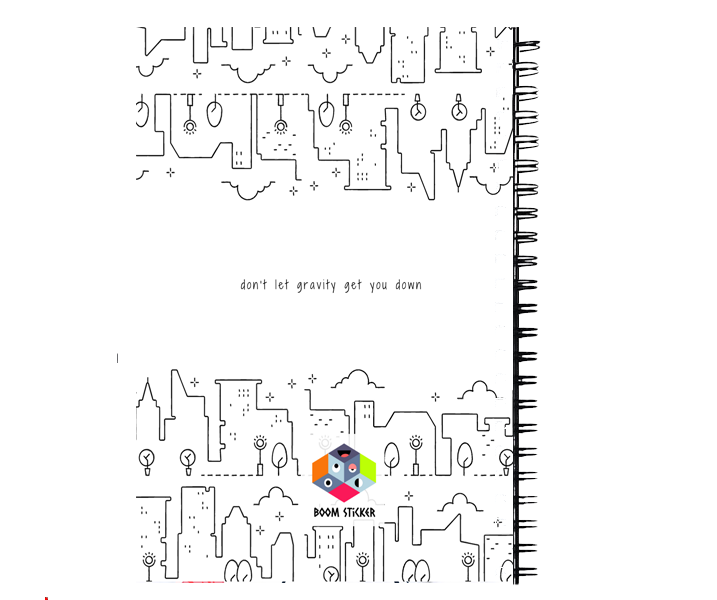 Don't let the gravity get you down Notebook