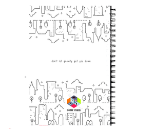 Don't let the gravity get you down Notebook