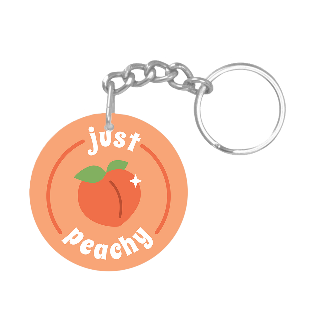 Just peachy NFC keychain tag