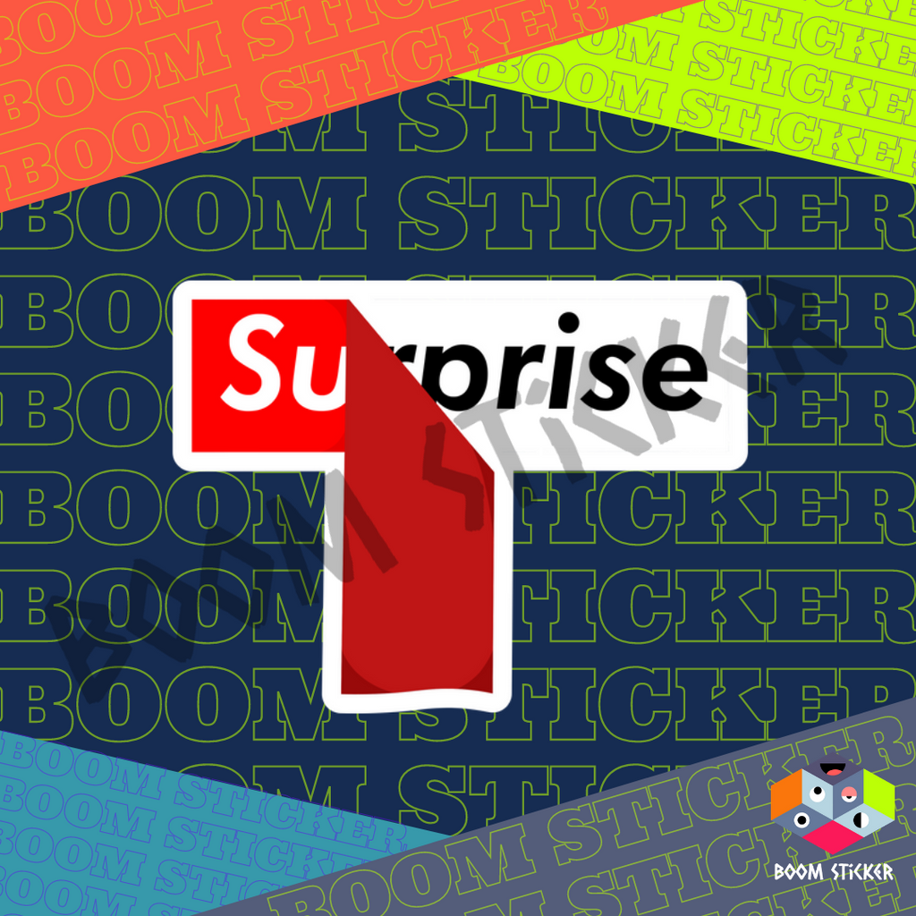 Surprise sticker