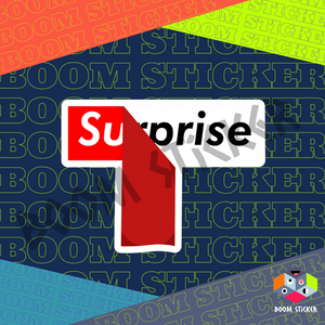 Surprise sticker