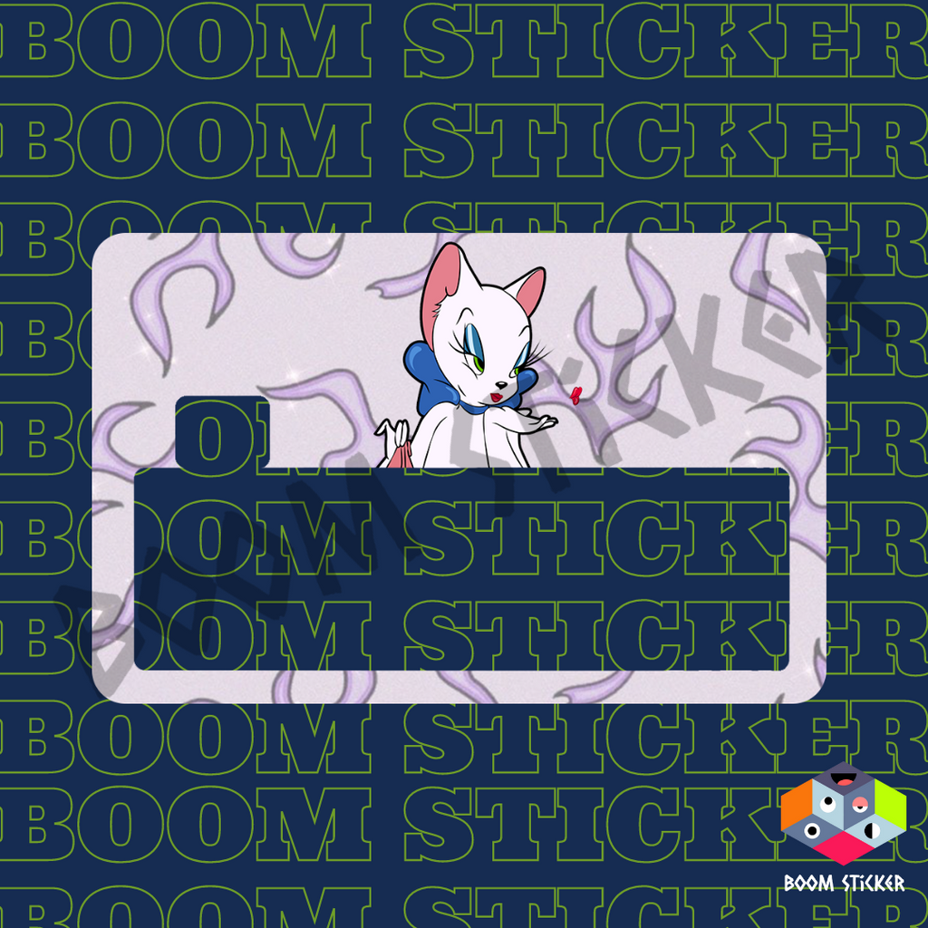 Toodles Galore x Flames Recolored Credit card sticker