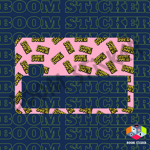 Game over Credit card sticker