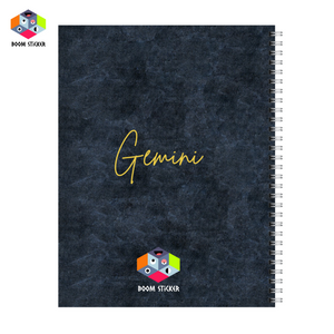 Gemini zodiac signs Notebook