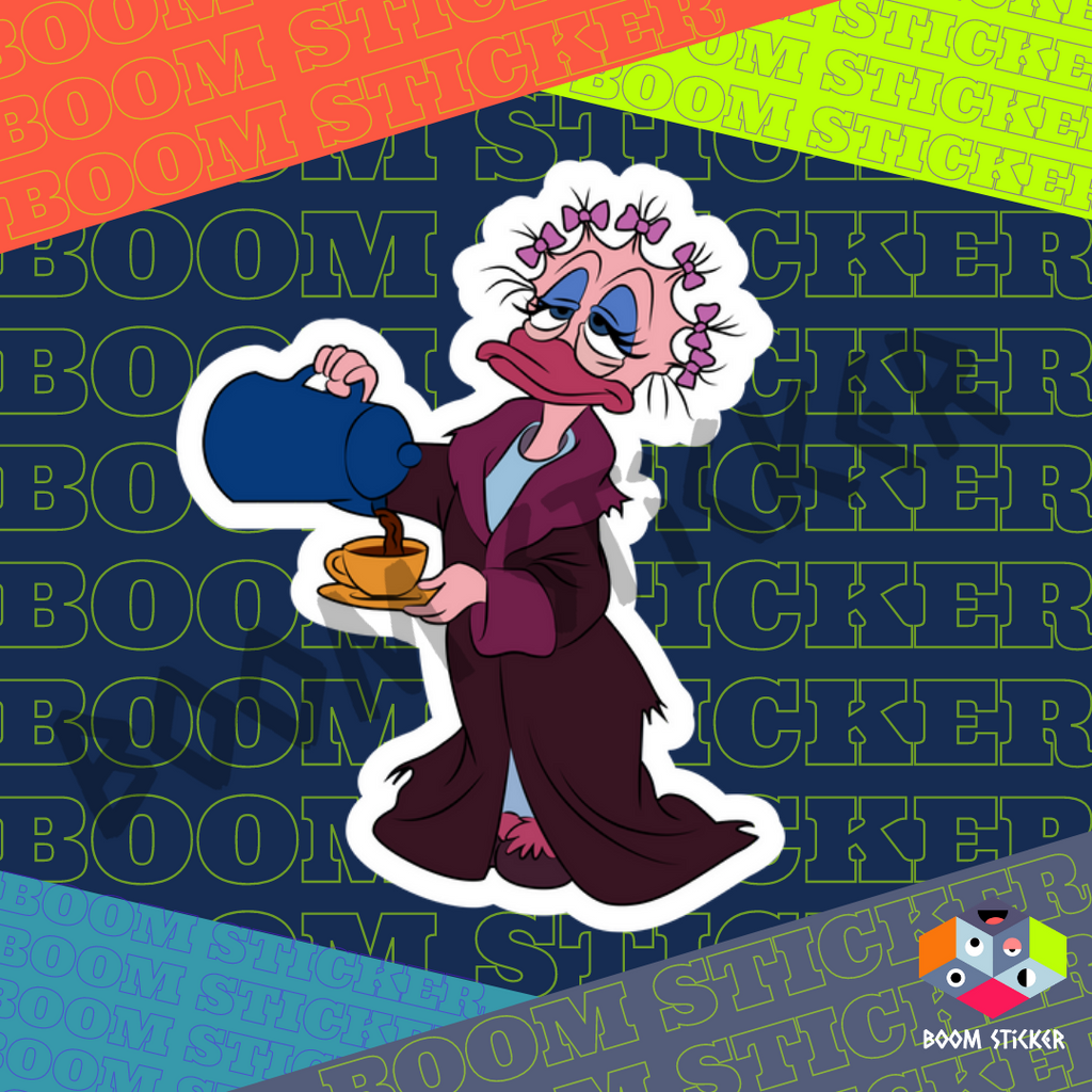 Daisy Duck in the Morning sticker