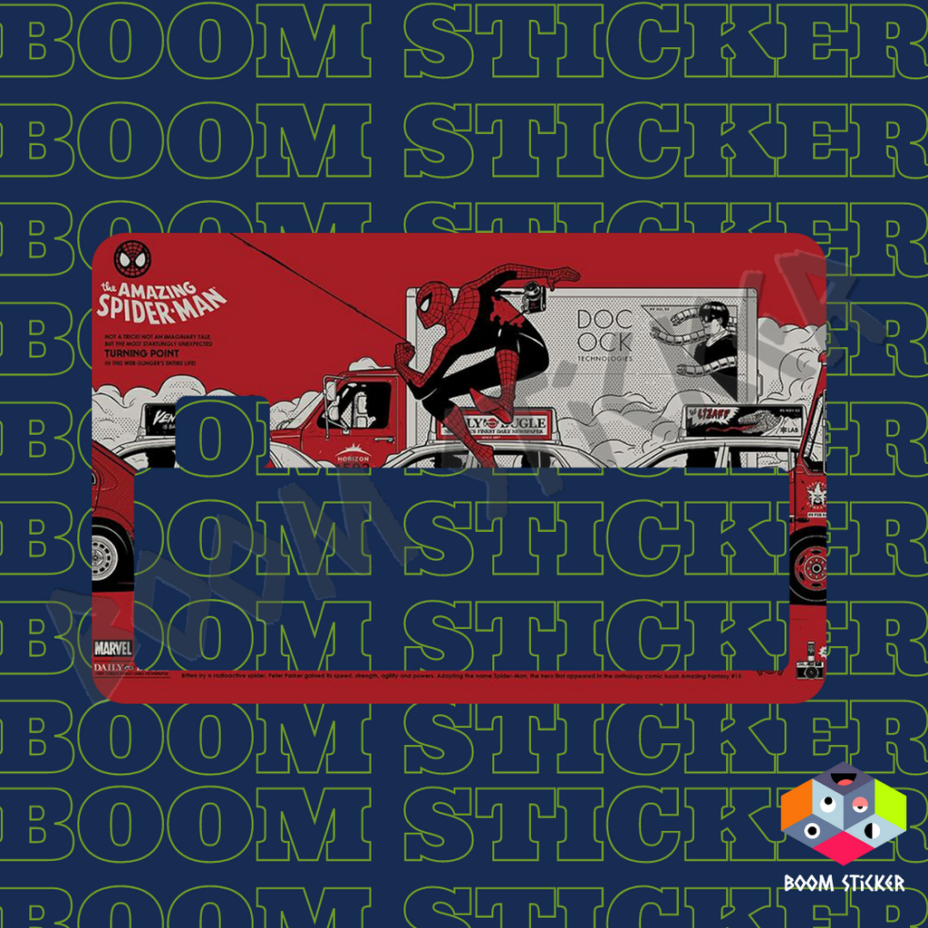 Spider-man Credit card sticker