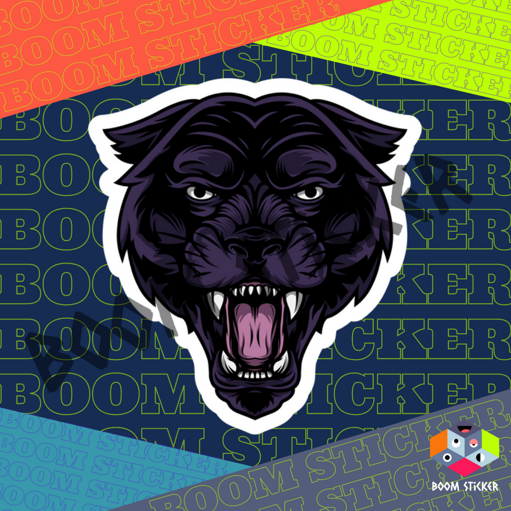 Black panther sticker