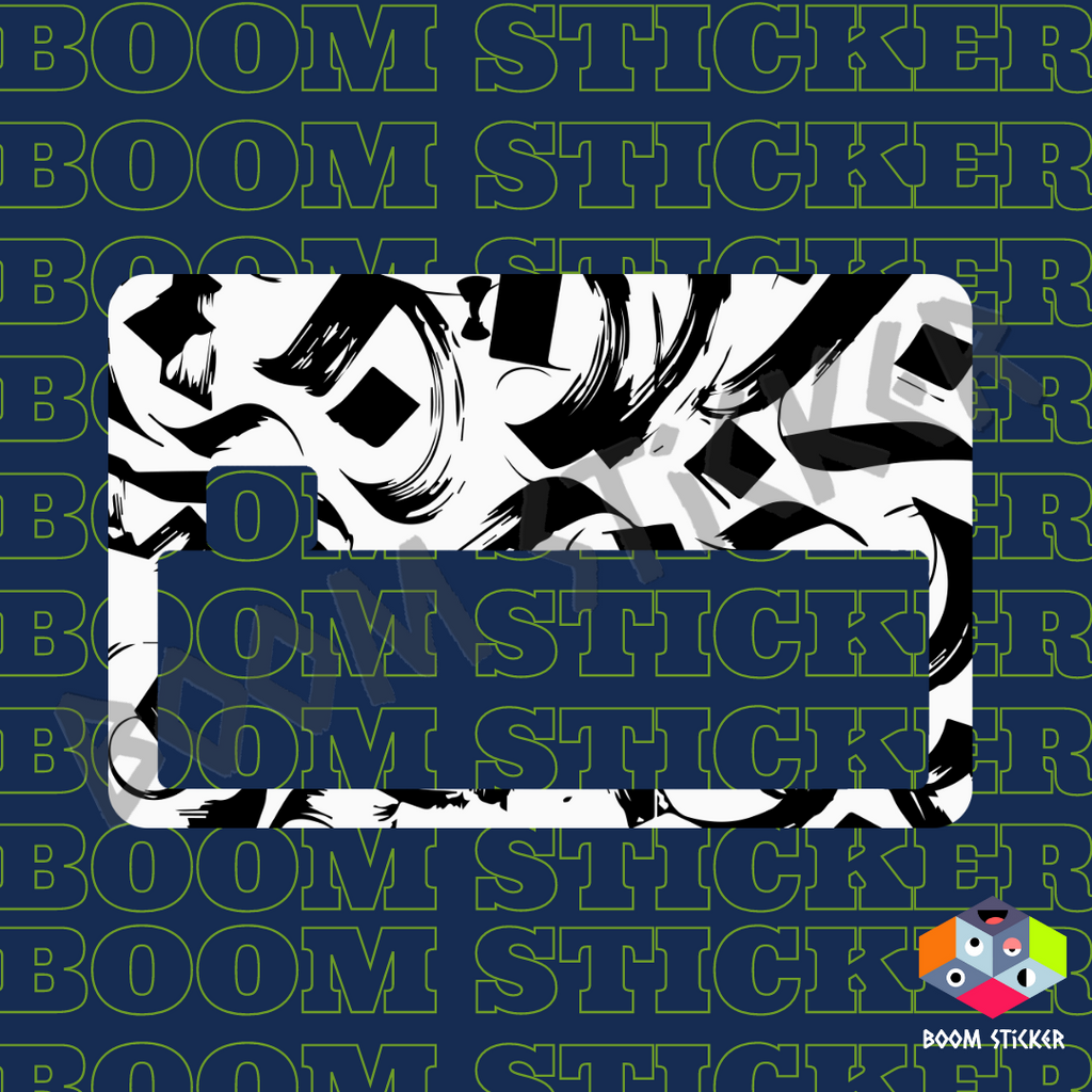Arabic font Credit card sticker