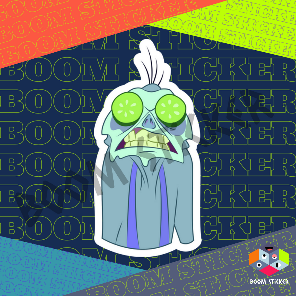 Yzma with face mask sticker