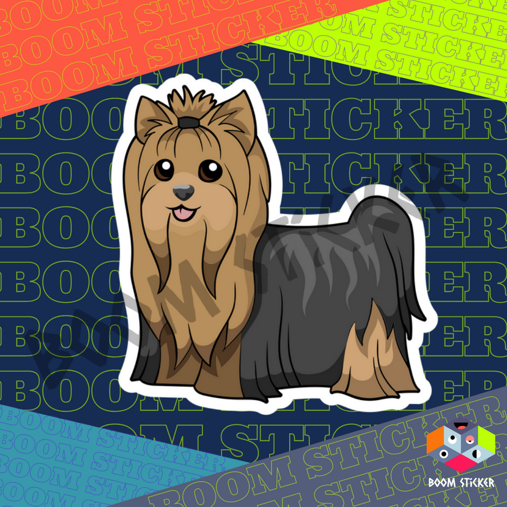 Yorkshire terrier dog Sticker