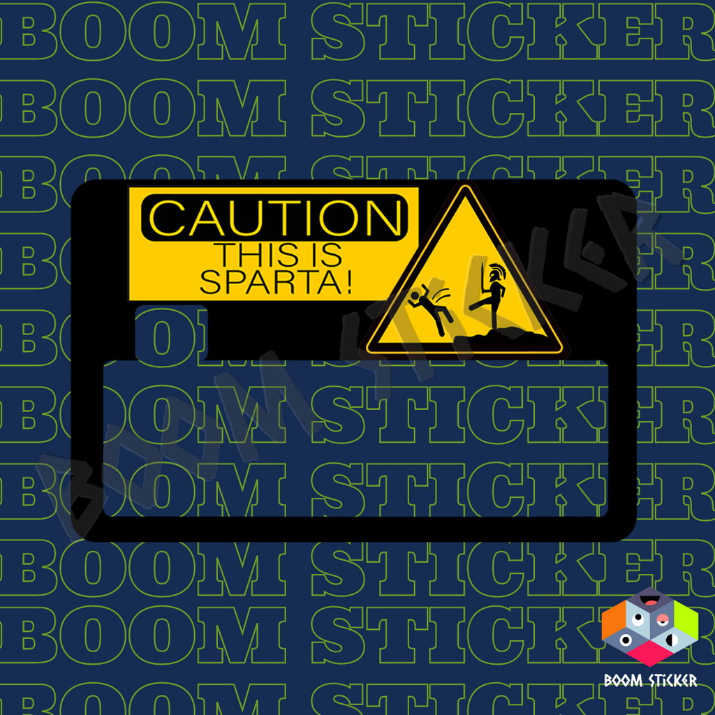 This is Sparta Credit card sticker