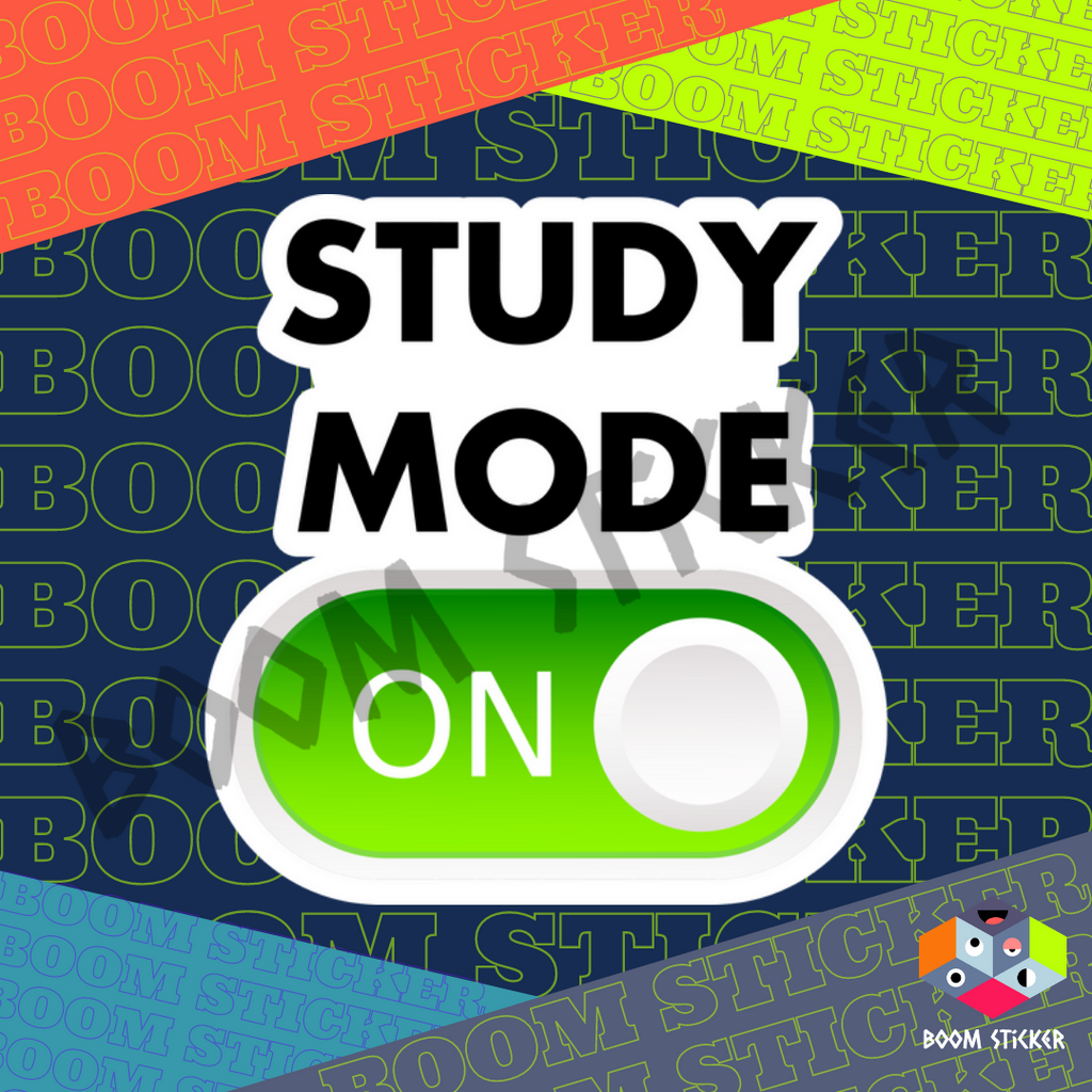 Study mode on sticker
