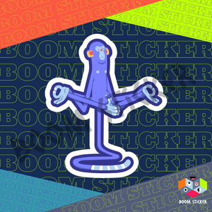 Purple Monkey sticker