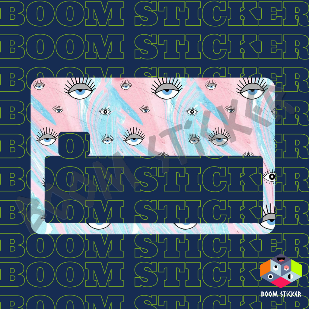 Blue Eyes Credit card sticker