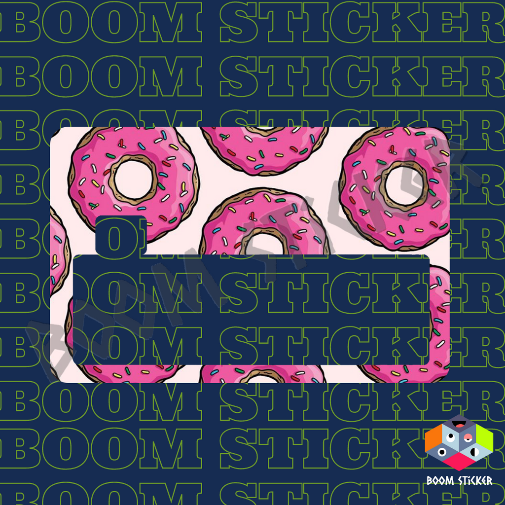 Donuts Credit card sticker