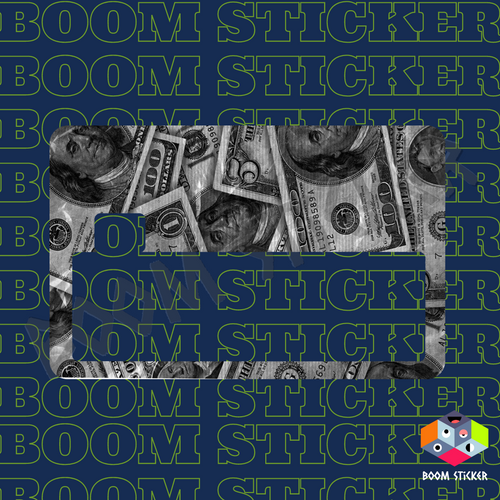 Money Credit card sticker