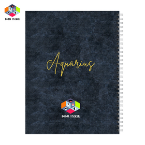 Aquarius zodiac signs Notebook