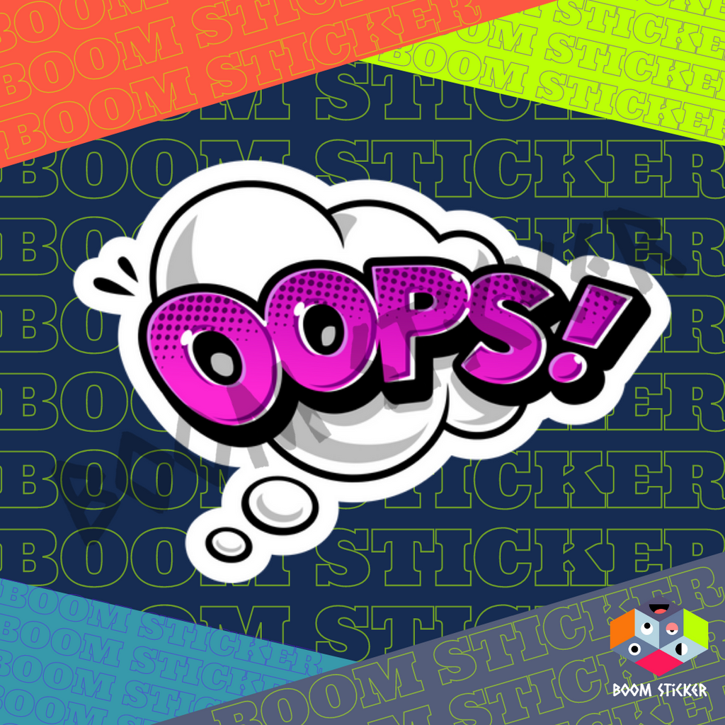 OOPS! sticker