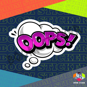 OOPS! sticker