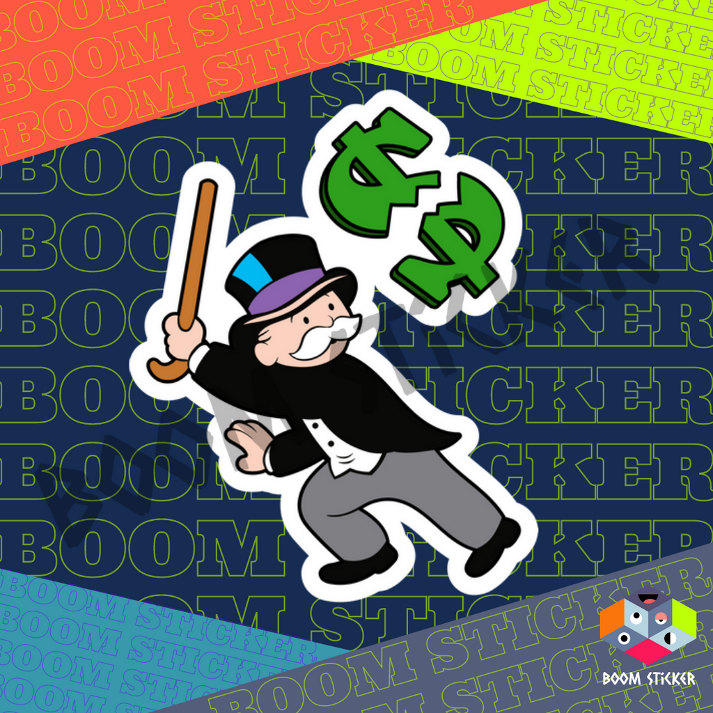 Monopoly sticker