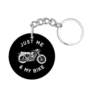 Just me and my bike NFC keychain tag
