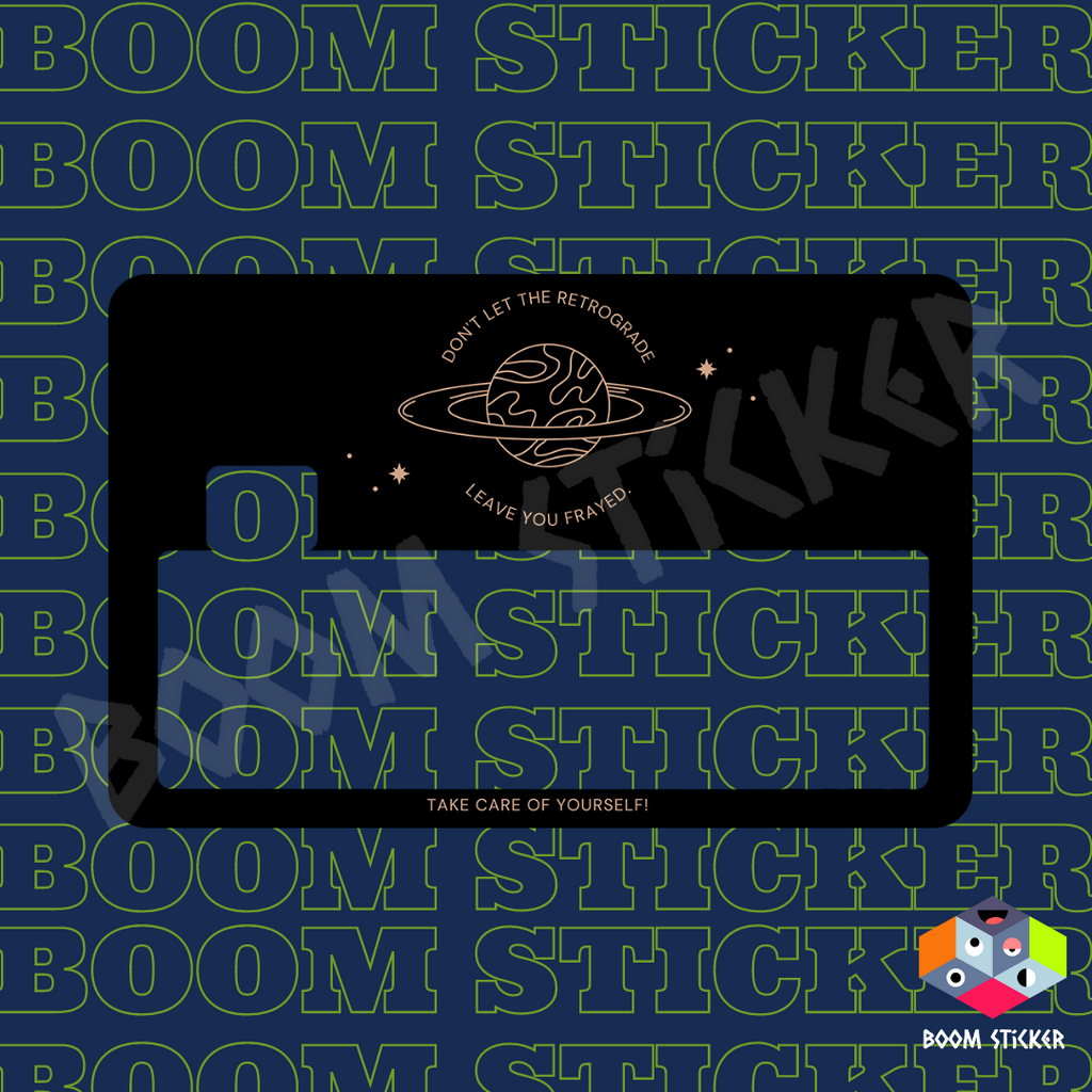 Take care of yourself Credit card sticker