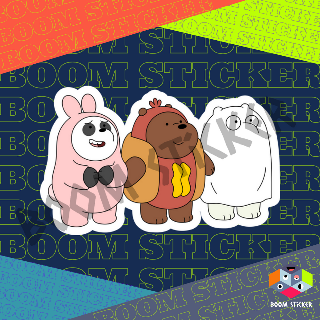 3 Bears sticker