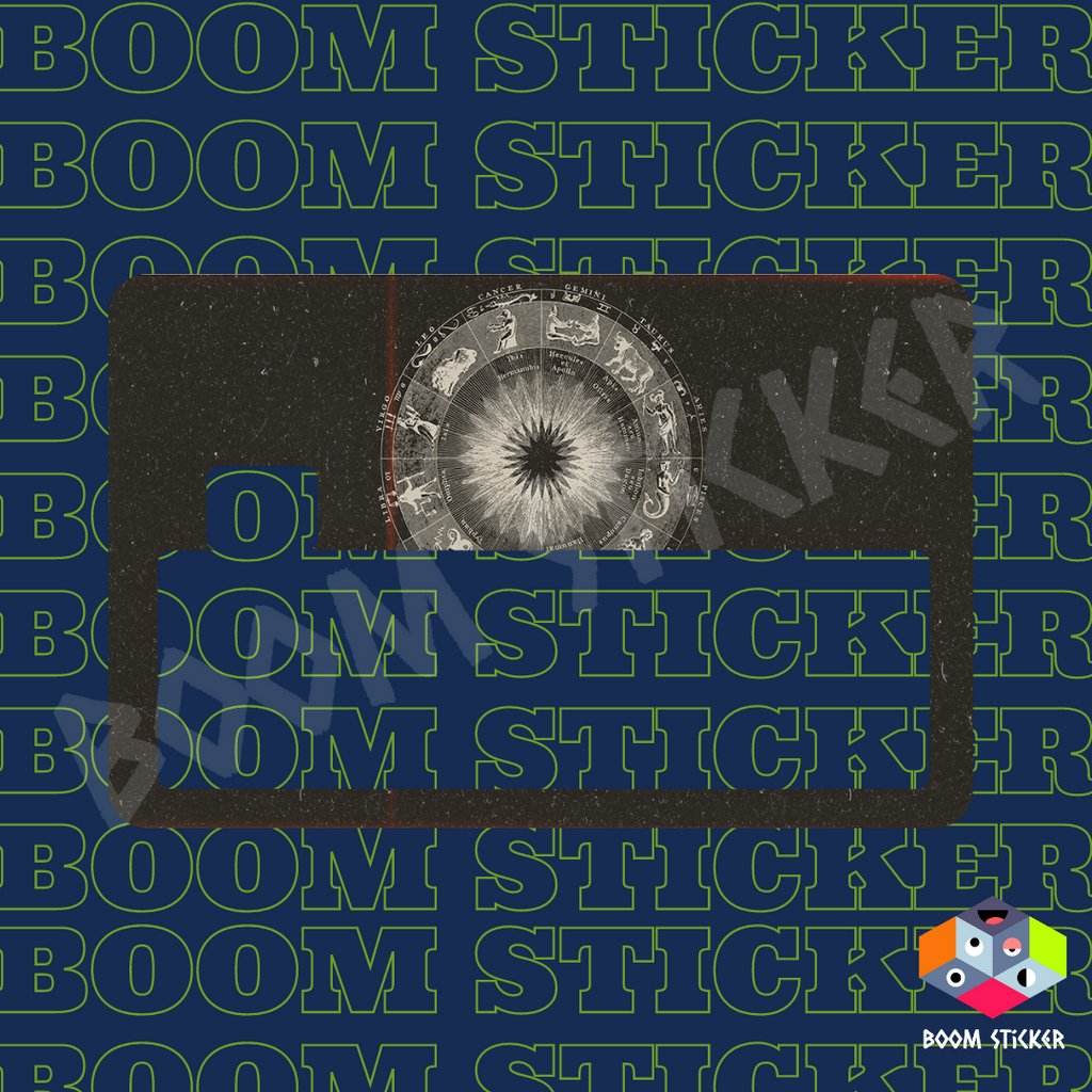 Zodiac Credit card sticker