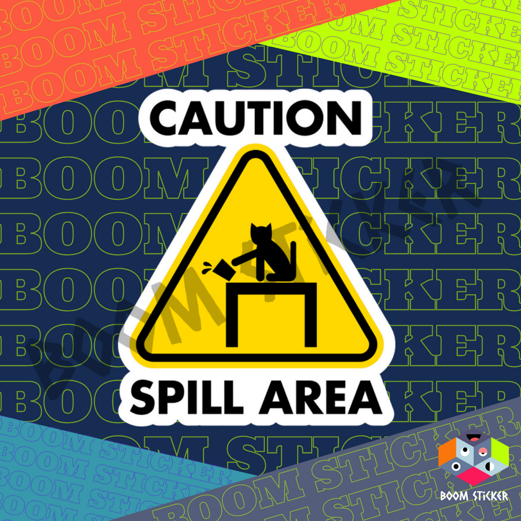 Caution sticker