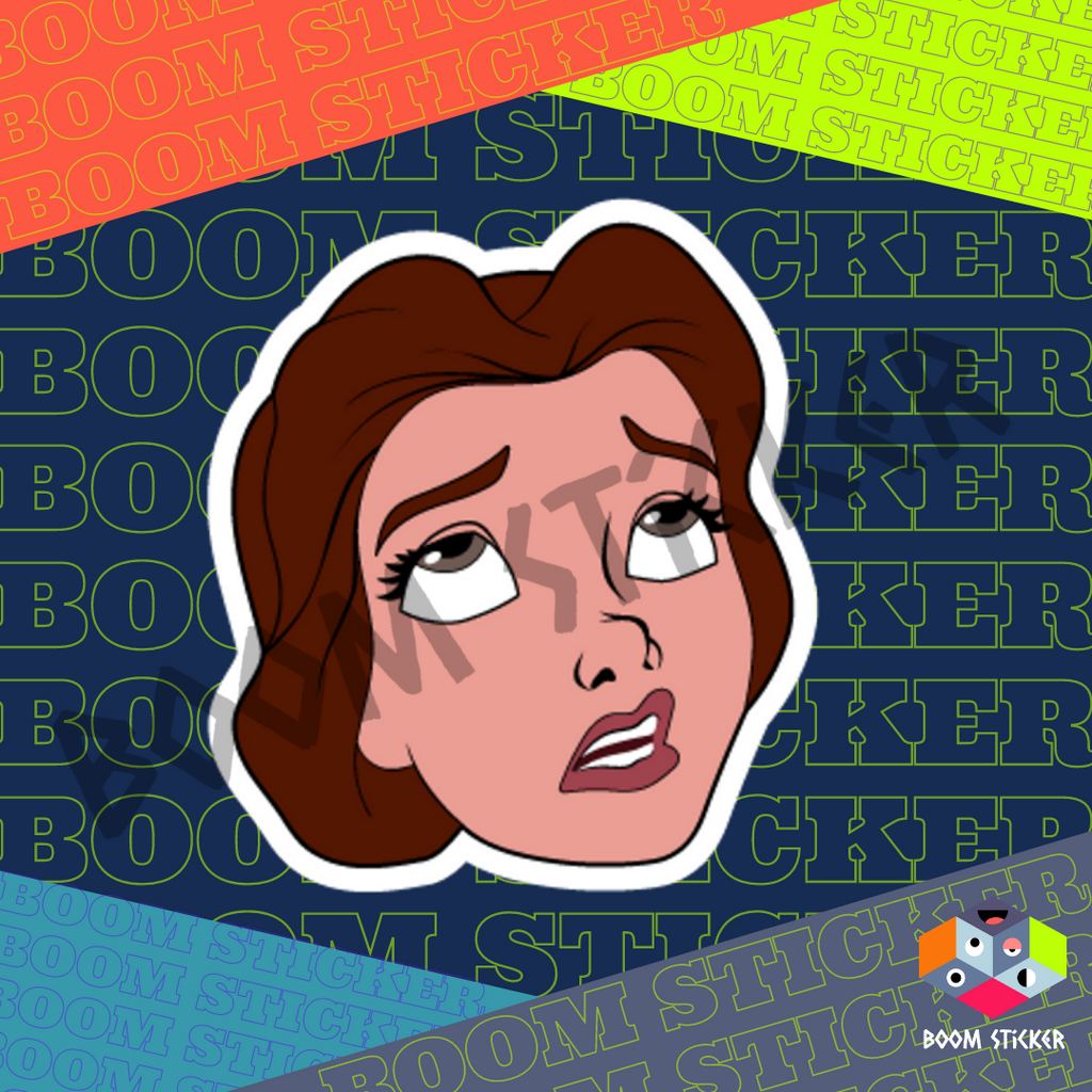 Belle Despise Face sticker