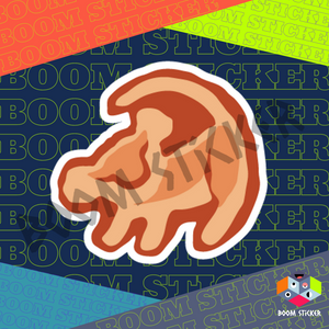 The Lion King Simba Tree Drawing sticker