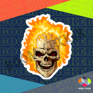 Ghost Rider Fire Head sticker
