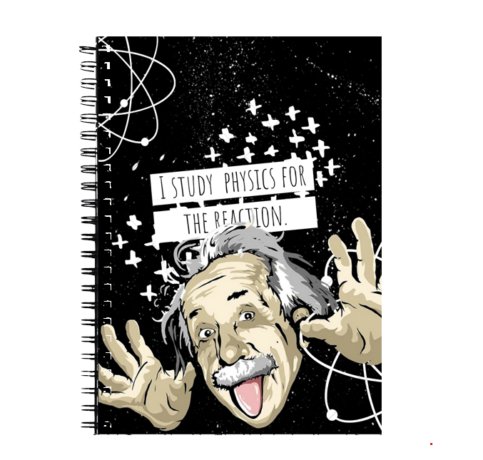 I study physics for the reaction Notebook