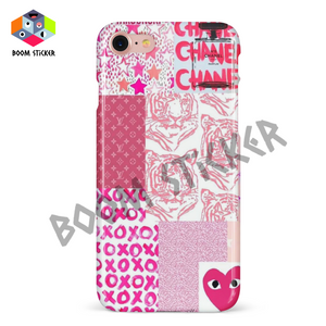 Pink mix phone case