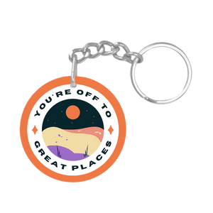 You're off to great places NFC keychain tag