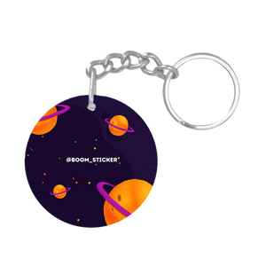 Space NFC keychain tag